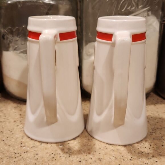 Vintage Budweiser Anheiser Busch Beer Steins Set of 2 12 oz. - Picture 4 of 13